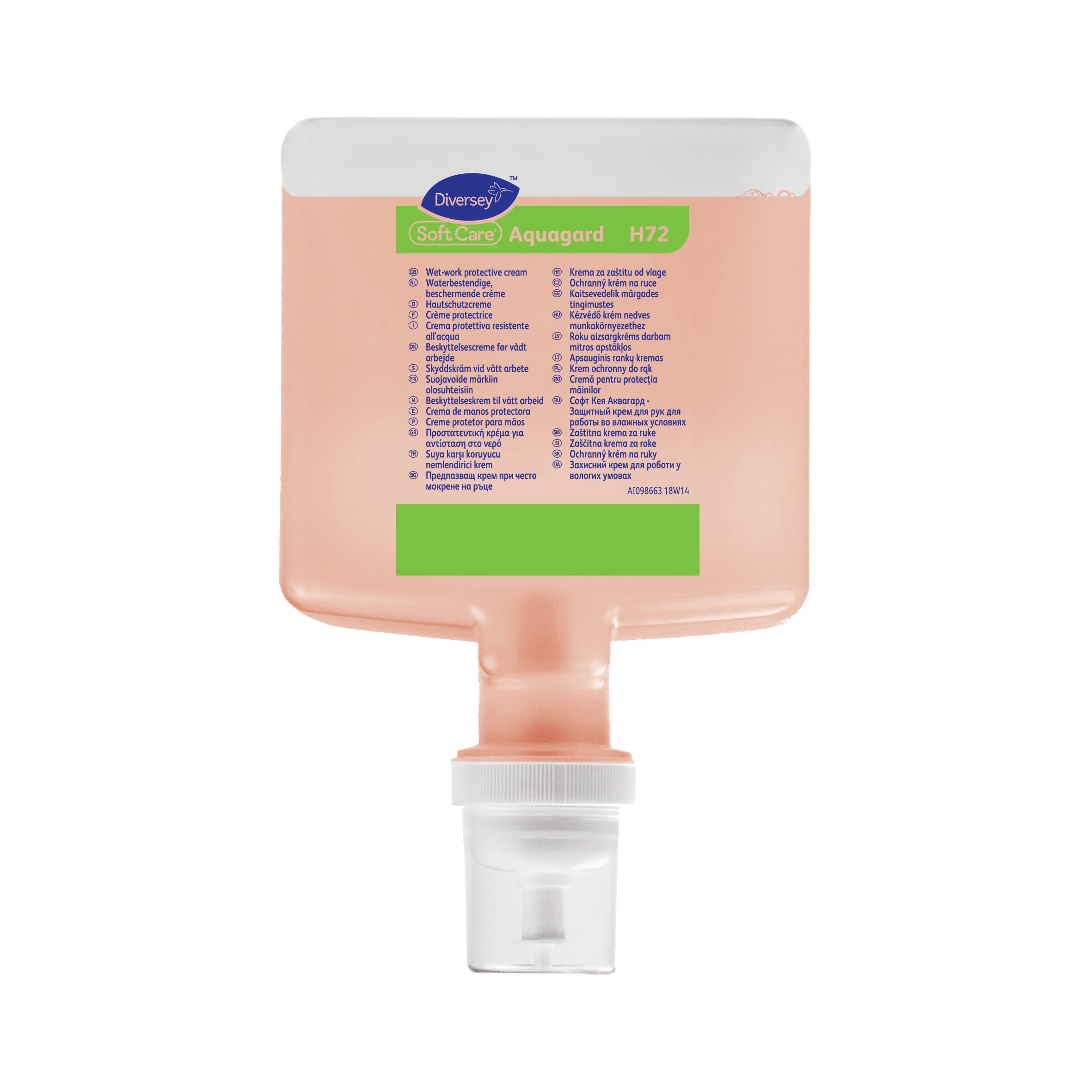 Diversey Soft Care Aquagard 4 x 1.3 L Kartusche für IntelliCare