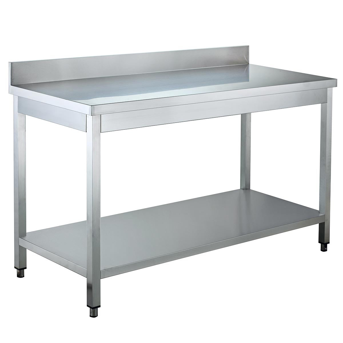 Vaiotec EASYLINE Arbeitstisch 700, mit Grundboden & Aufkantung, 700x700x850mm