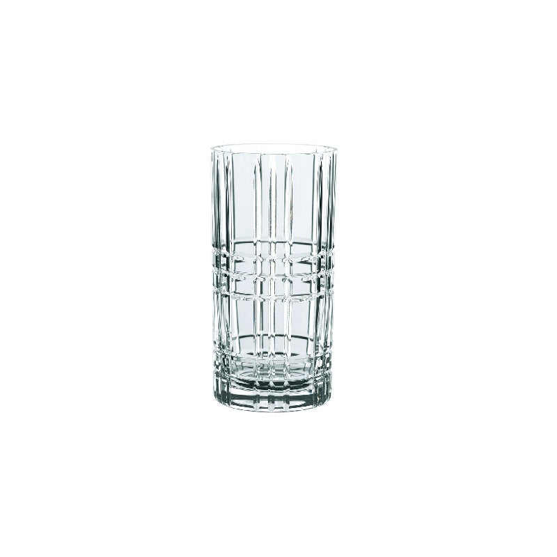 Nachtmann 12x Longdrinkglas "Square", Glas, Serie: Highland, Inhalt: 445ml (0098234-0)