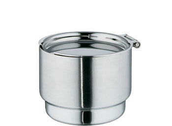 WMF Zuckerdose (mit Deckel), Edelstahl, Serie: PURE, Durchmesser: 6cm, Höhe: 5,2cm
