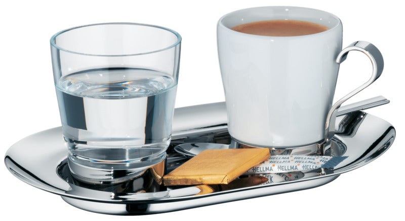 WMF Espresso KaffeeKultur (Bestehend aus: 6x Tasse, 6x Untertasse, 6x Glas, 6x Espressolöffel)