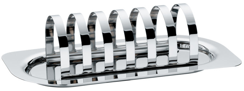 WMF Toastständer (mit Tablett), Edelstahl 18/10, Silber, Serie: PURE