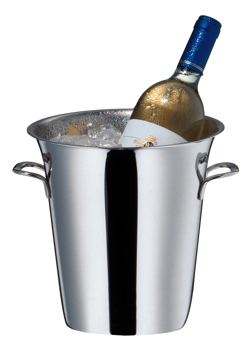 WMF Wein-/Sektkühler (1 Flasche), Edelstahl 18/10, Silber, Serie: NEUTRAL, Durchmesser: 16cm, Höhe: 21cm