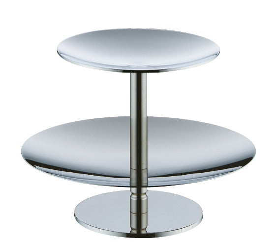 WMF Mokkaetagere (2-teilig), Edelstahl, Serie: PURE, Höhe: 14,5cm, Durchmesser: 14 und 20cm