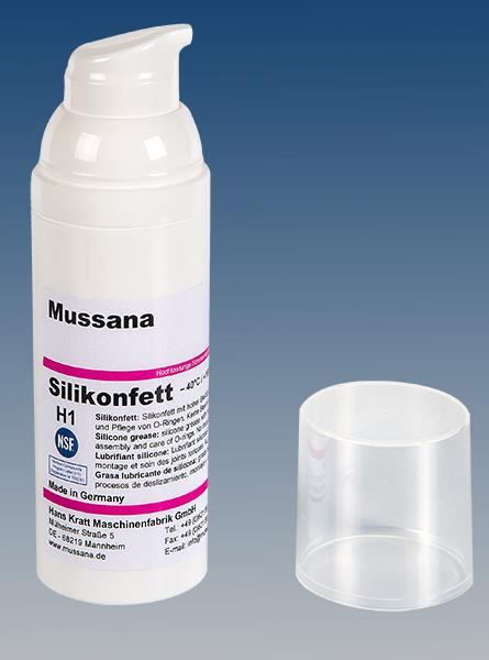 Mussana Sahnemaschine Silikonfett im praktischen Dosierspender (mit NSF-H1 Zulassung)