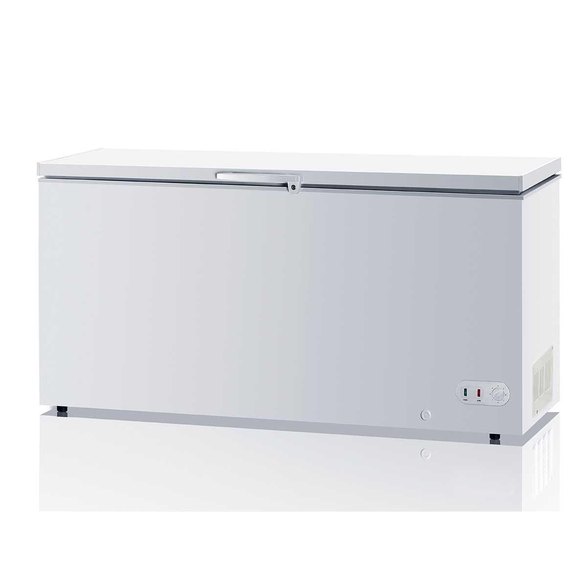 Vaiotec EASYLINE Tiefkühltruhe "650" (inkl. Klappdeckel), Aluminium, Weiß, 230V, 550L, 1815x750x840mm