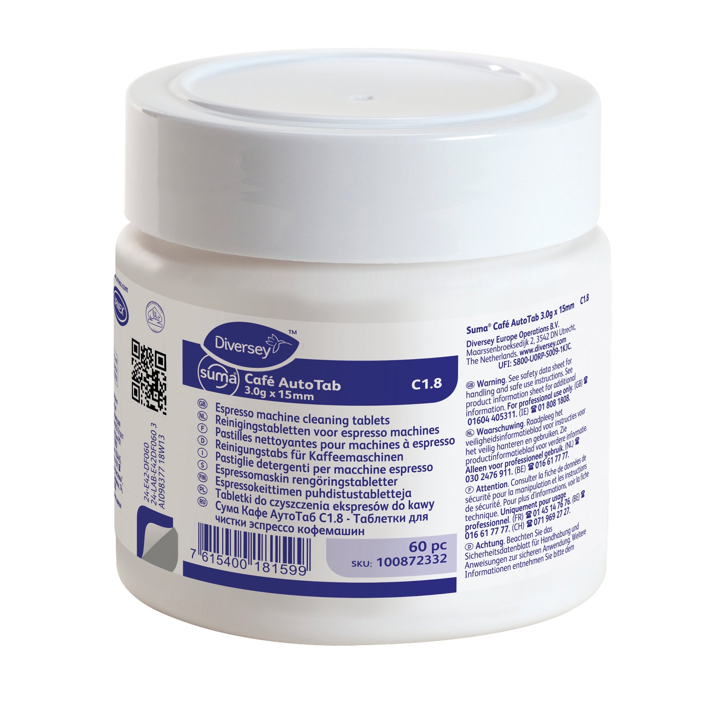 Diversey Suma Café AutoTab 3.0 g x 15 mm C1.8 2 x 60 Stk. Dose