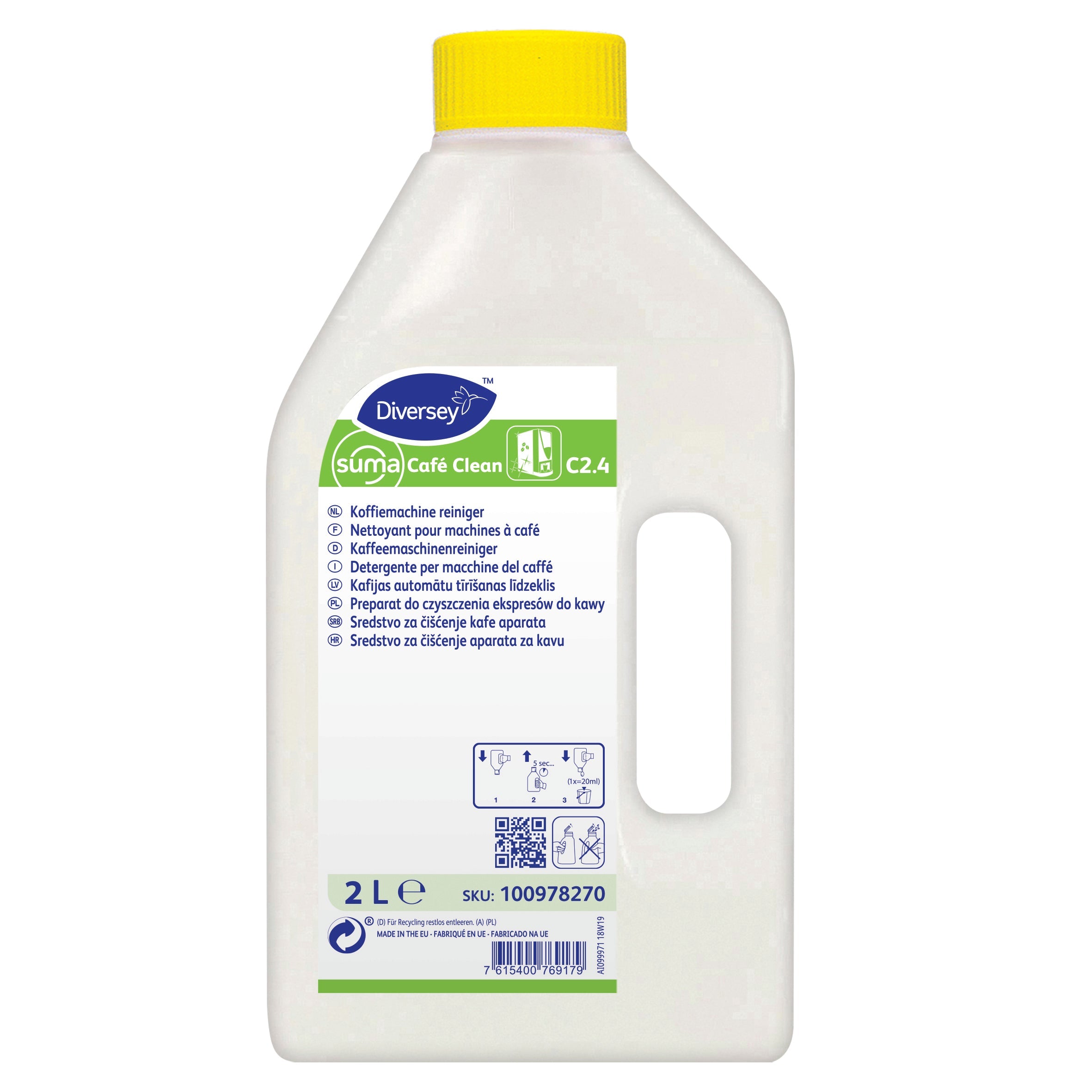 Diversey Suma Café Clean C2.4 2 x 2 L Flaschen