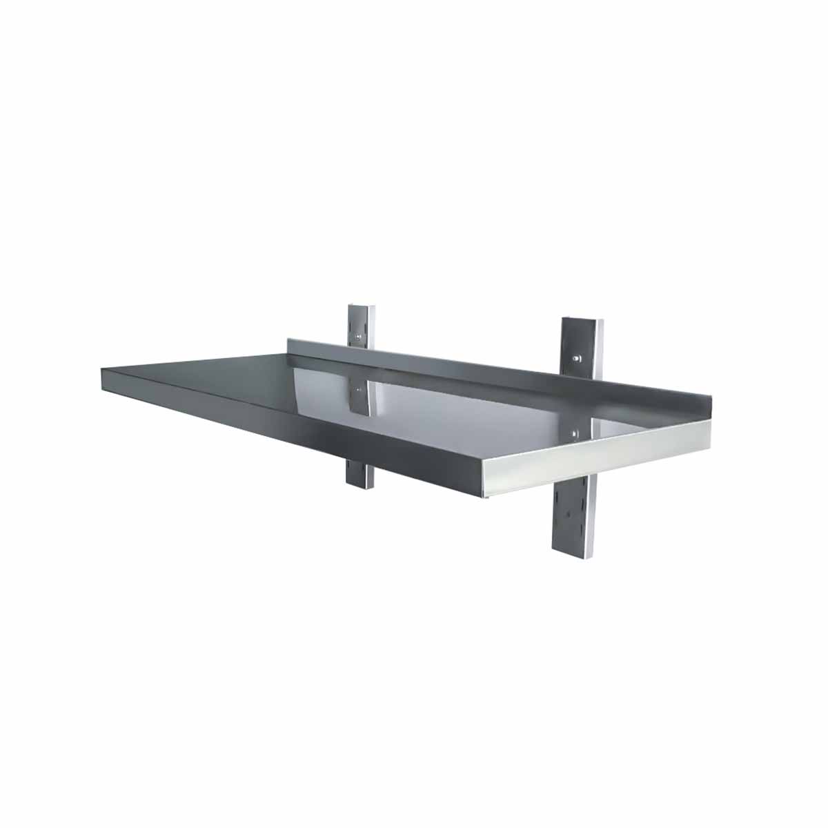 Vaiotec EASYLINE Wandbord 400, inkl. Konsolen zur Wandbefestigung, 1 Etage, 1800x400x350mm