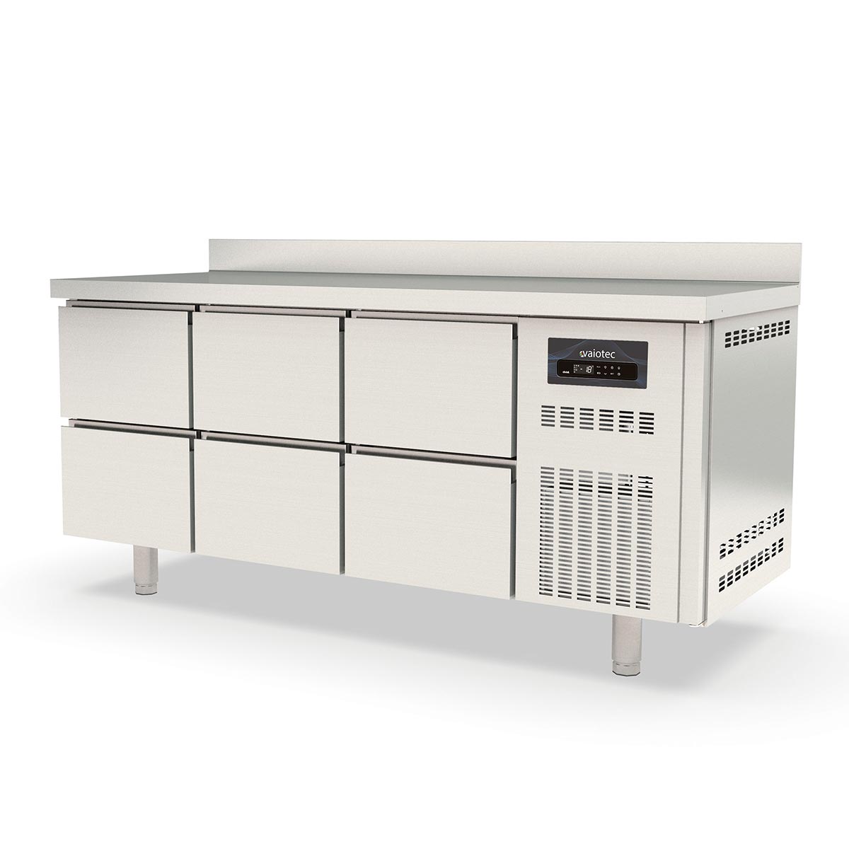 Vaiotec TOPLINE Tiefkühltisch 700 / 3-fach GN1/1 mit 6 Schubladen