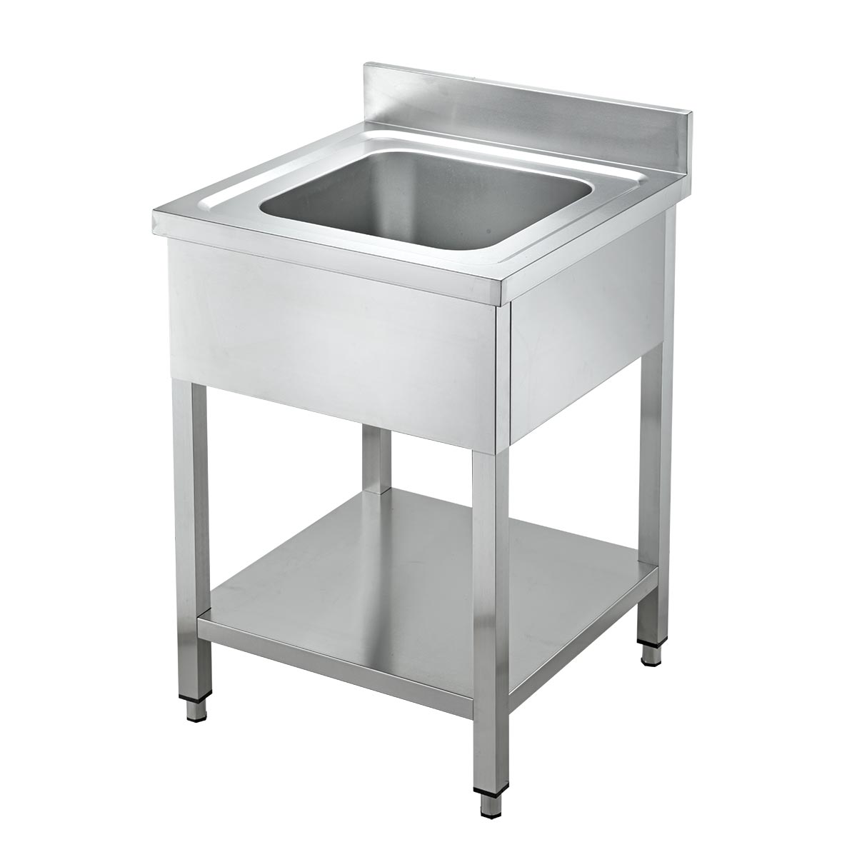 Vaiotec TOPLINE Spültisch 600, 1 Becken, inkl. Aufkantung, 600x600x900mm