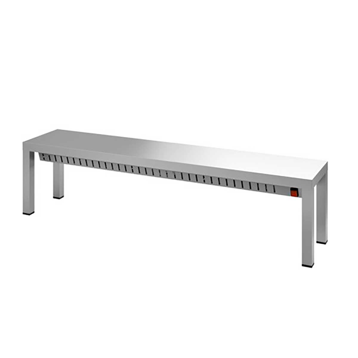 Vaiotec TOPLINE Wärmebrücke "300" (1 Etage, 2 Heizelemente), Edelstahl, 0,8kW, 230V, 1200x300x350mm