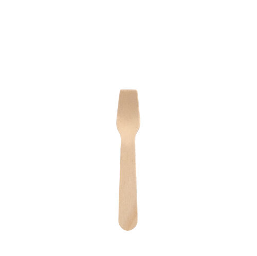Papstar 1000 Eislöffel, Material: Holz, Serie: Pure, Länge 9,4 cm