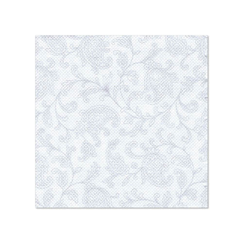 Papstar 280 Servietten "ROYAL Collection" 1/4-Falz 25 cm x 25 cm weiss "Ornaments"