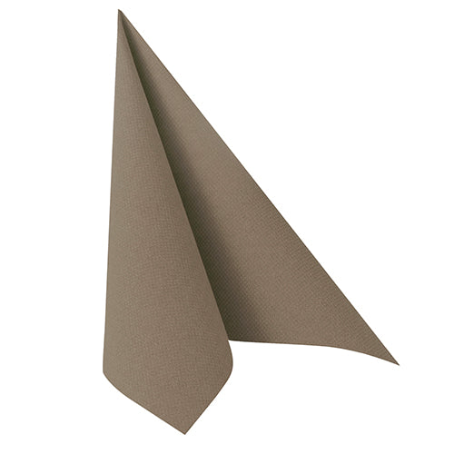 Papstar 250 Servietten "ROYAL Collection" 1/4-Falz 40 cm x 40 cm grau
