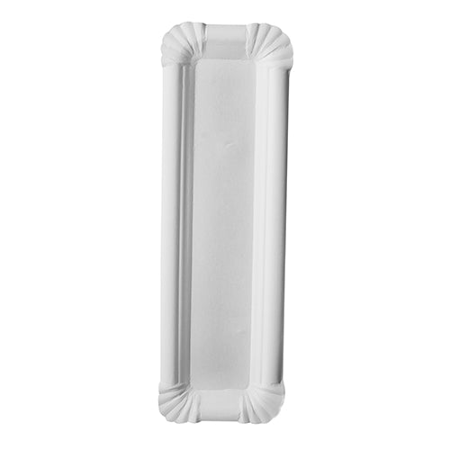Papstar 4x 250 Teller, Pappe "pure" eckig 6,5 cm x 22 cm weiss