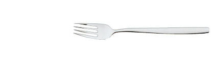 WMF 12x Vorspeise-/Dessertgabel, Serie BISTRO, Länge: 18,1cm