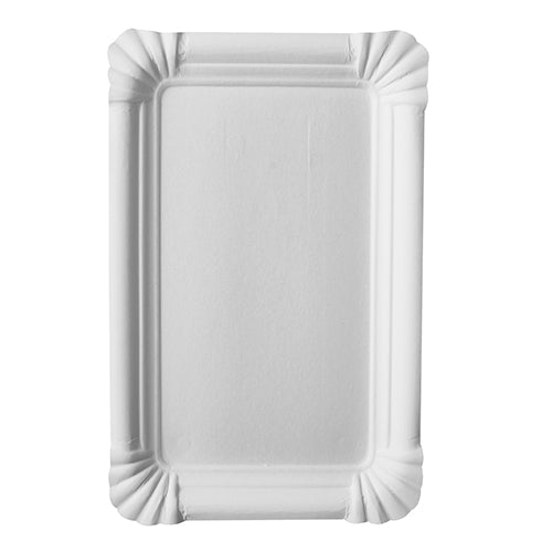 Papstar 1.000 Teller, Pappe "pure" eckig 13 cm x 20 cm weiss, 4x 250