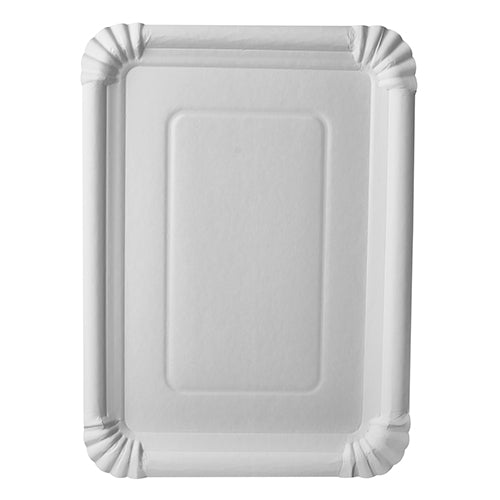 Papstar 1x 250 Teller, Pappe "pure" eckig 21,5 cm x 29 cm weiss