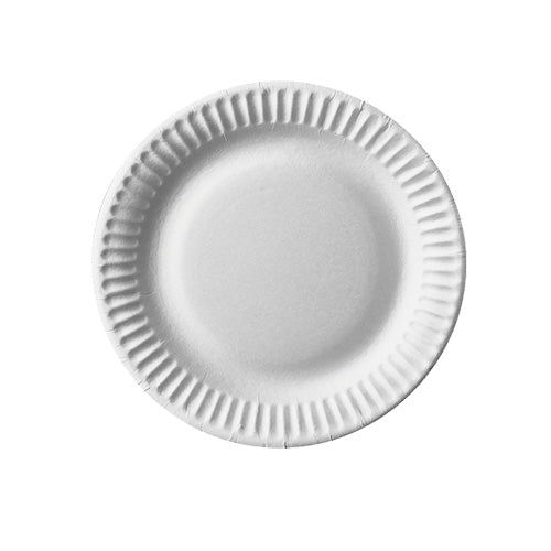 Papstar 1.000 Teller rund, Serie: Pure: Material: Pappe, Farbe: weiß, Durchmesser: 15cm