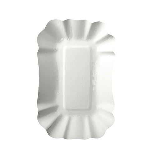 Papstar 1.500 Schalen, eckig, weiß, Material: Pappe, Serie: Pure, Maße: 9cm x 14cm x 3cm