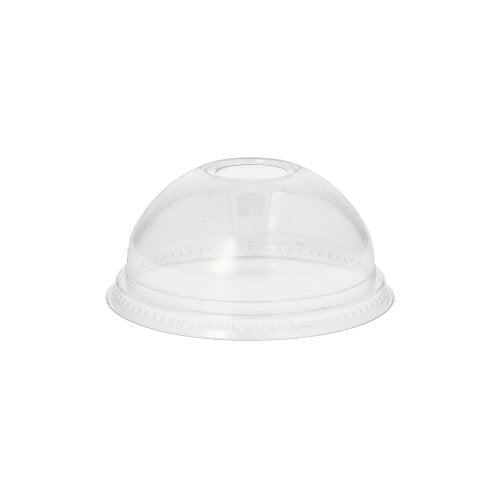 Papstar 16x 50 Dom-Deckel "Hurricane", PET rund Ø 9,5 cm · 4,5 cm glasklar mit Lochung