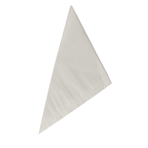 Papstar 1x 1000 Spitztüten, Cellulose, gefädelt 23 cm x 23 cm x 32,5 cm weiss Füllinhalt 250 g