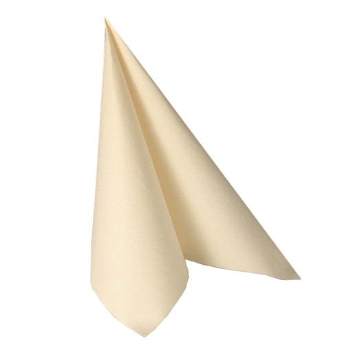 Papstar 250 Servietten "ROYAL Collection" 1/4-Falz 48 cm x 48 cm champagner
