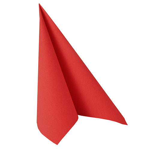 Papstar 250 Servietten "ROYAL Collection" 1/4-Falz 40 cm x 40 cm rot