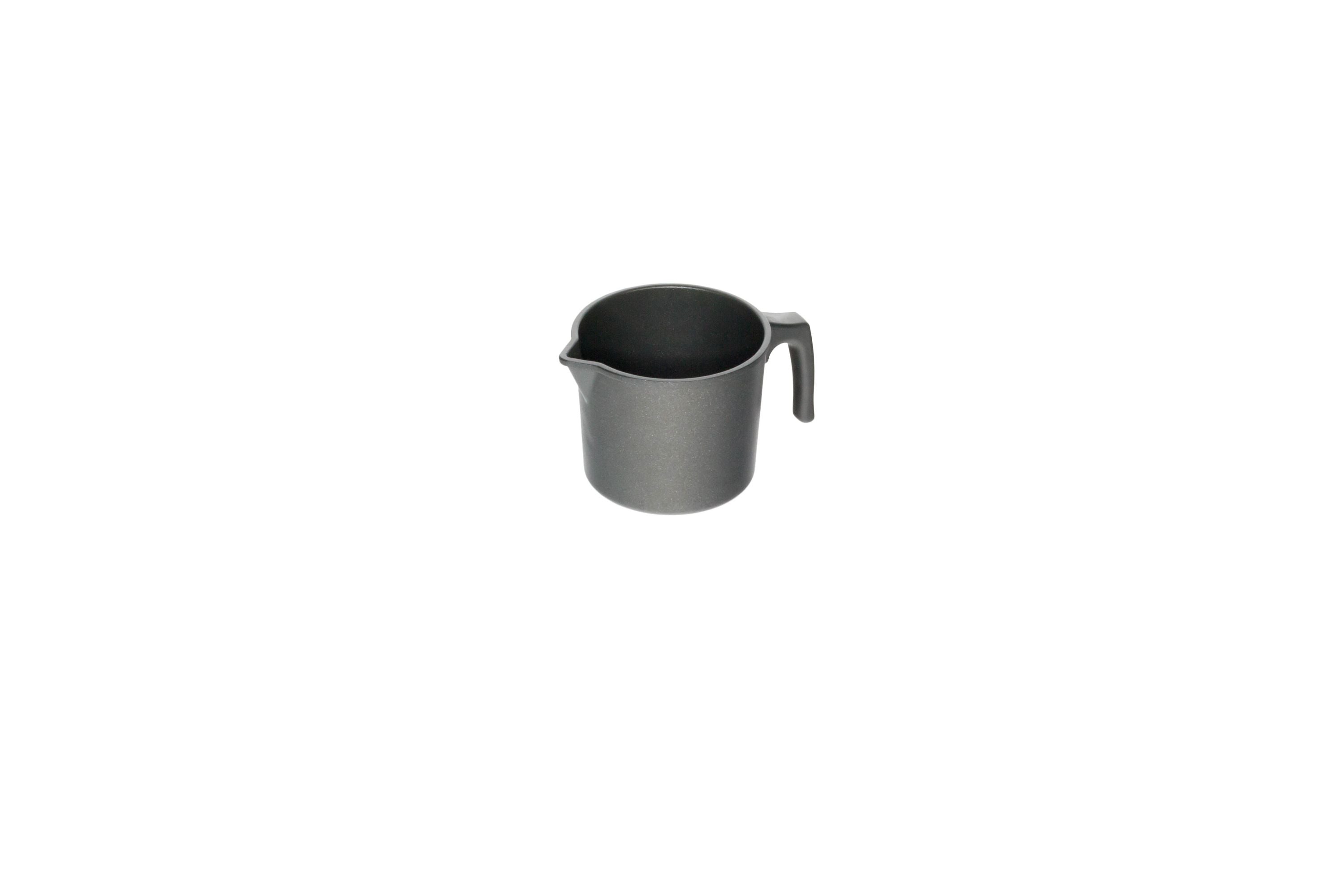 AMT Milchtopf, Aluminiumguss, Schwarz, Inhalt: 1,2L, Durchmesser: 14cm