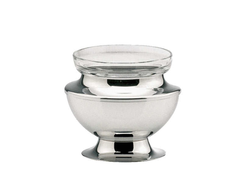 Hepp Chillcup mit Einsatz für Scampis, Edelstahl und Glas, Durchmesser: 129mm, Höhe: 113mm