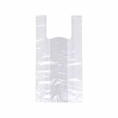 Papstar 4.000 Hemdchen-Tragetaschen, HDPE-Folie, Weiß, 42x21x13cm