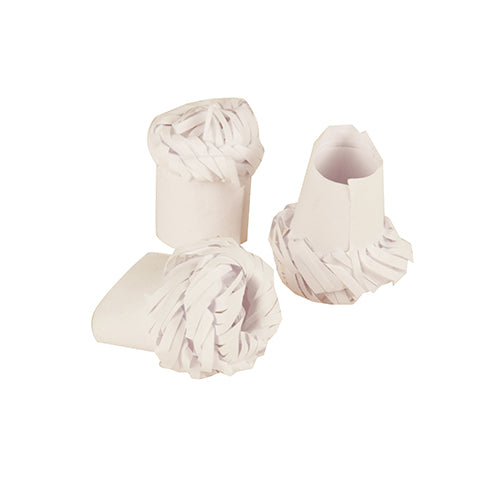 Papstar 10x 100 Geflügelmanschetten Ø 1,8 cm · 4,5 cm weiss