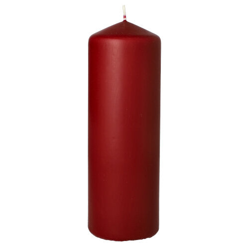Papstar 6x Stumpenkerze Ø 70 mm · 200 mm bordeaux