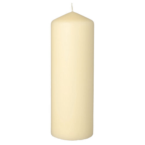 Papstar 6x Stumpenkerze Ø 70 mm · 200 mm creme