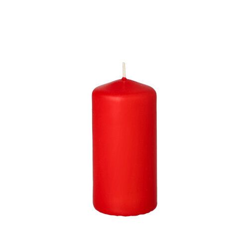 Papstar 10x Stumpenkerze Ø 50 mm · 100 mm rot