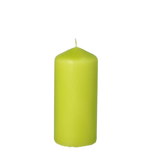 Papstar 10x Stumpenkerze Ø 60 mm · 130 mm kiwi