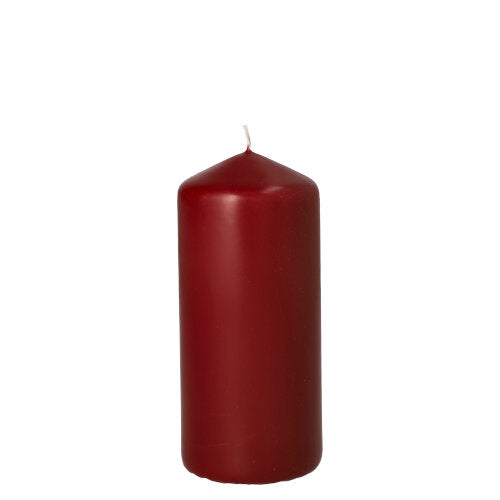 Papstar 10x Stumpenkerze Ø 60 mm · 130 mm bordeaux