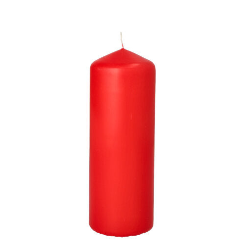 Papstar 10x Stumpenkerze Ø 60 mm · 165 mm rot