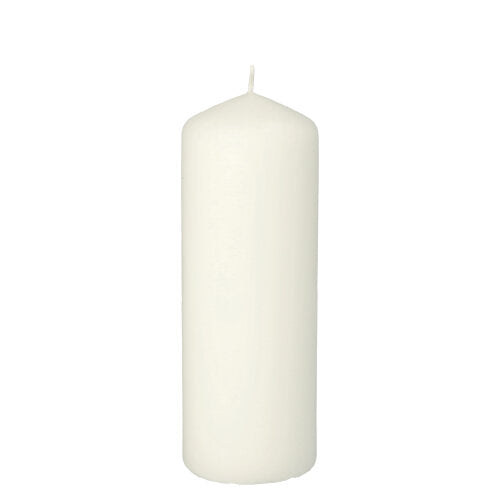 Papstar 10x Stumpenkerze Ø 60 mm · 165 mm weiss