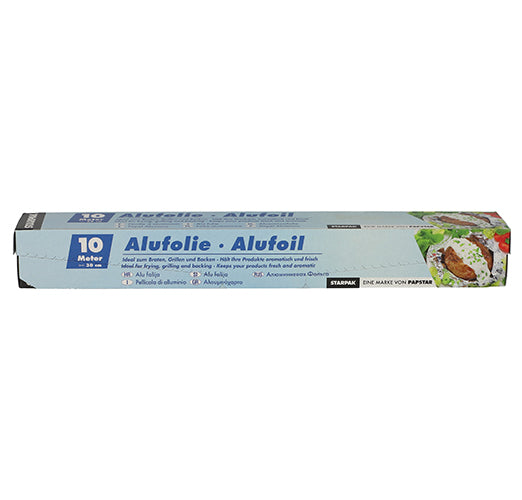 Papstar 24x Alufolie 10 m x 30 cm in Faltschachtel
