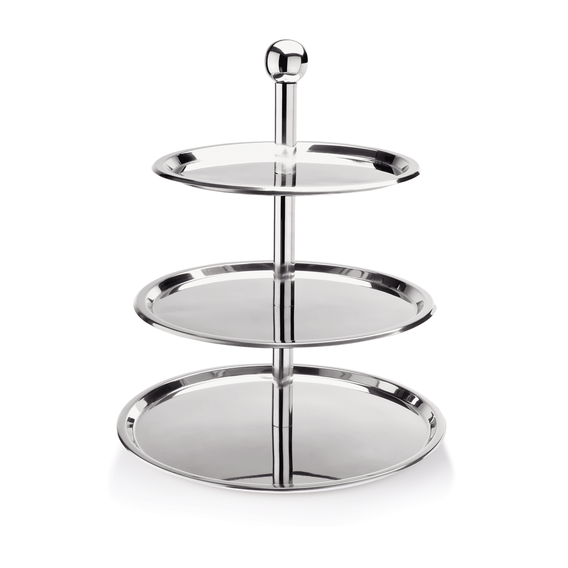 WAS Germany 1x Etagere, 3-stufig, 46 cm, Chromnickelstahl  (1418003)