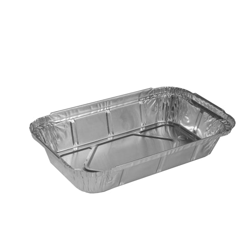 Papstar 20x 50 Schalen, Alu eckig 0,65 l 3,4 cm x 13 cm x 22 cm