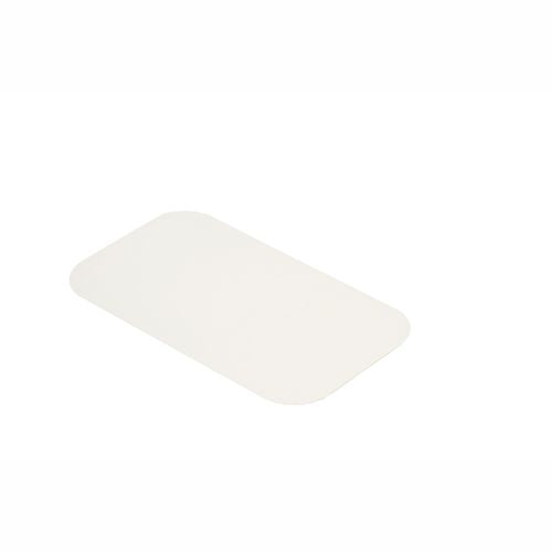 Papstar 10x 50 Einlegedeckel, PP-beschichtet eckig 21,8 cm x 12,3 cm