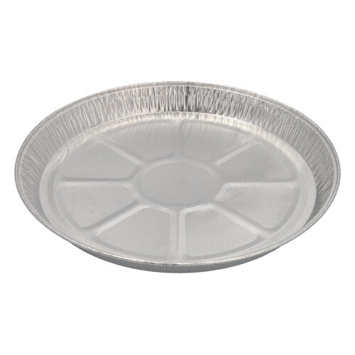 Papstar 10x 5 Rundformen, Aluminium, Rund, Durchmesser: 27cm, Höhe: 2,2cm