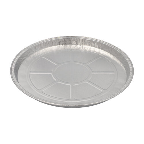 Papstar 10x 25 Rundformen, Aluminium, Rund, Durchmesser: 25cm, Höhe: 1,5cm