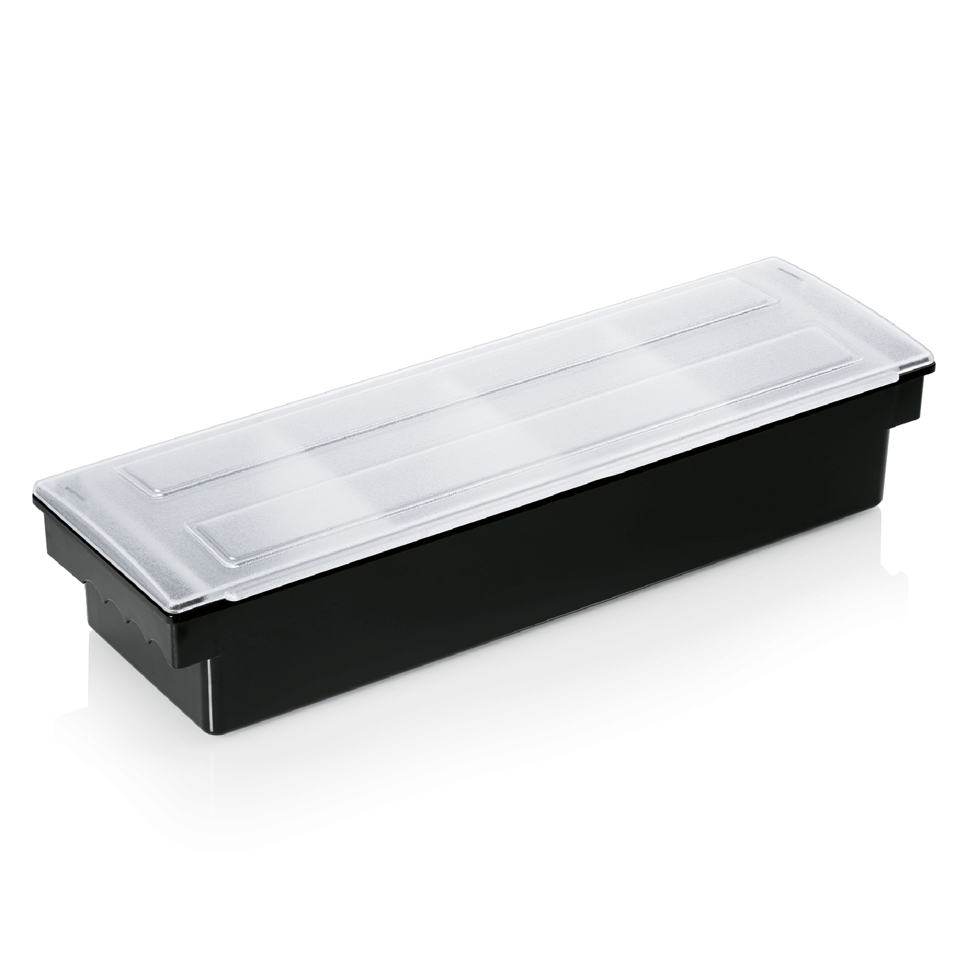 WAS Germany 1x Zutatenbehälter mit 4 Einsätzen à 0,75 ltr., 50 x 16 x 9 cm, ABS Kunststoff/Polycarbonat  (1464104)