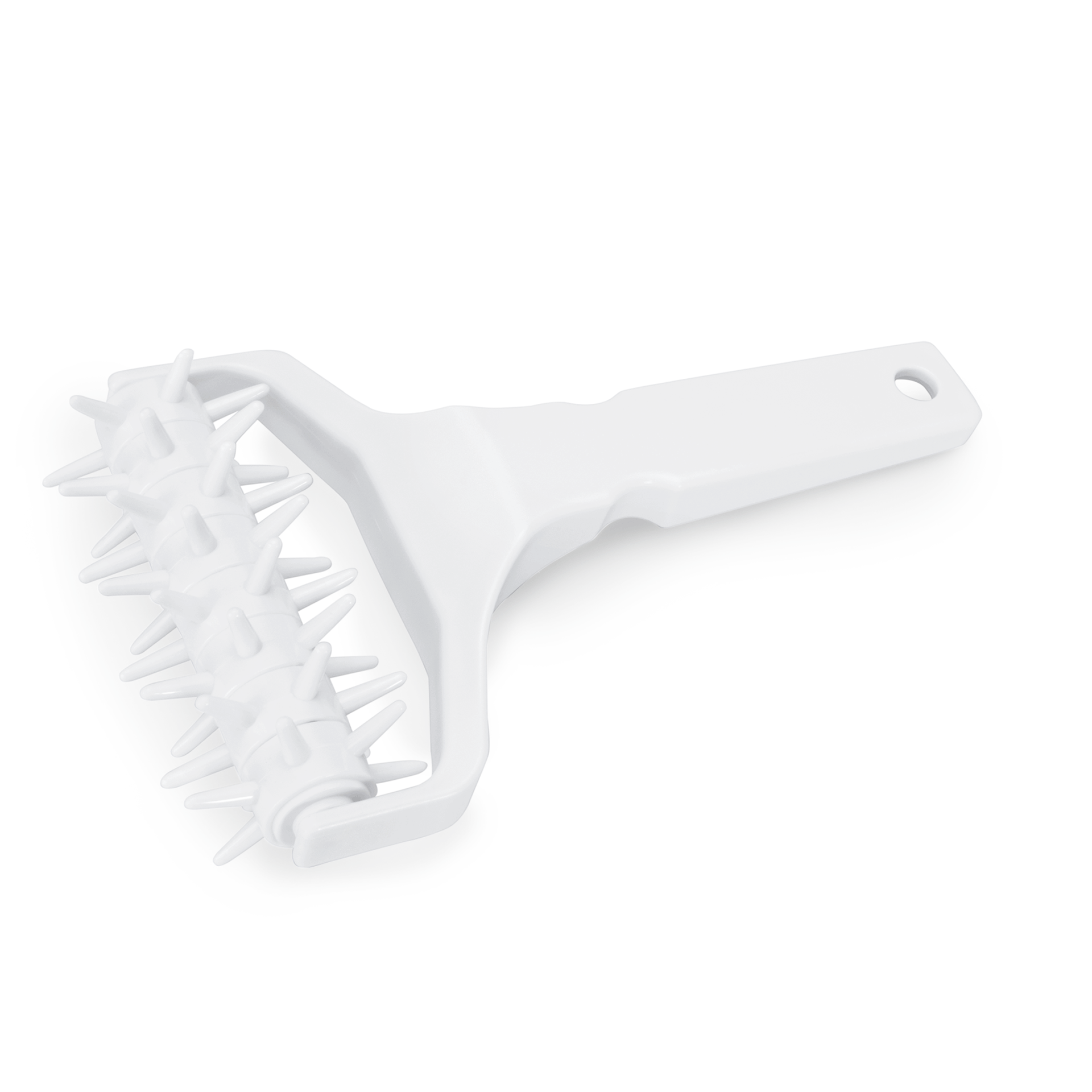 WAS Germany Stipproller (Mit 1,5cm langen Stippen), ABS, Weiß, 20x13cm (1502002)