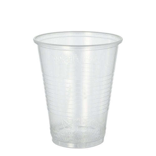 Papstar 32x 50 Trinkbecher, PP 0,3 l Ø 9,5 cm · 11,1 cm transparent mit Schaumrand