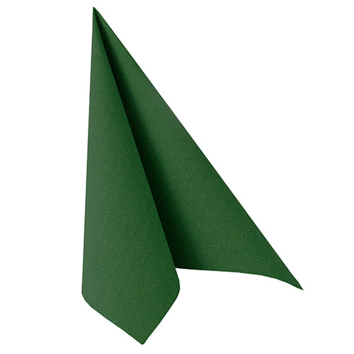 Papstar 160 Servietten "ROYAL Collection" 1/4-Falz 40 cm x 40 cm dunkelgrün